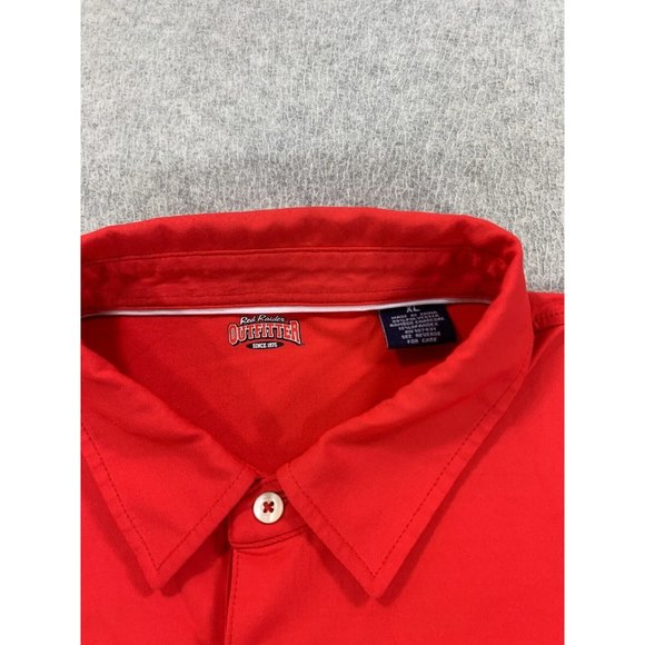 Texas tech Red Raiders Outfitters Short Sleeve Campus Polo Shirt (Men's XL) Red - Picture 3 of 9